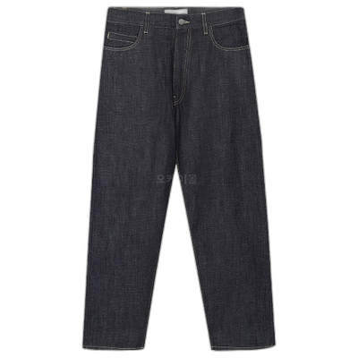 韩国直邮STUDIO NICHOLSON TANNARO SNM 镶边牛仔布锥形牛仔裤