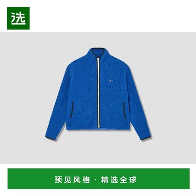 1h可退 香港直邮Drake's 男士 DR2A5L 21265-01 珠皮呢羊毛拉链抓