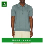香港直邮Fred Perry 弗莱德.派瑞 1h可退 男士 麻花扭纹针织Polo