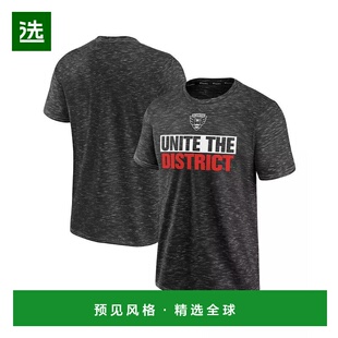 1h可退 【美国直邮】Fanatics 男士炭灰色华盛顿联队 T 恤 舒适百