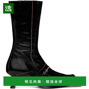 1h可退 【美国直邮】Miista 黑色 Halle 靴子 女鞋 时装靴 242877