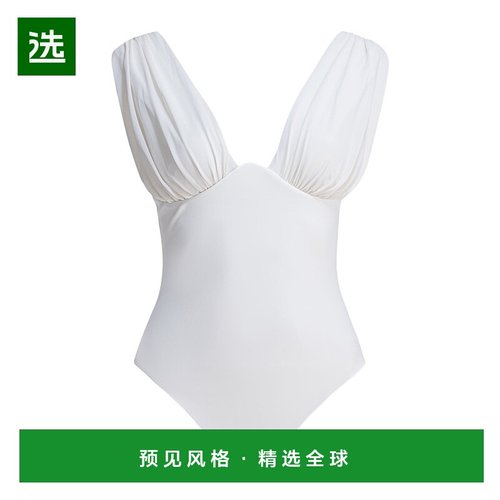 香港直邮Zimmermann 垂褶连体泳衣 5099WRS261IVO