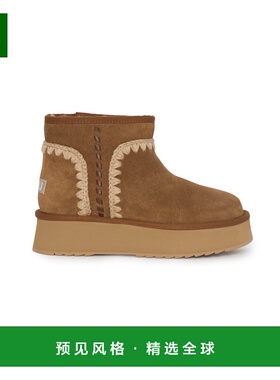 香港直邮MOU 女士雪地靴 FW681012ACOG AW2025 棕色 Mou Boots Be