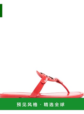 1h可退 香港直邮Tory Burch 托里·伯奇 女士 红色凉鞋 76734603