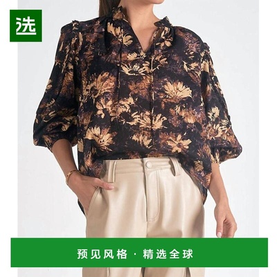 1h可退 【美国直邮】elan 女士 衬衫