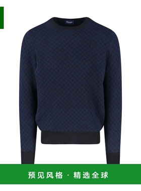 香港直邮DRUMOHR 男士针织衫 D2K103RB65 AW2025 蓝色 Cashmere s