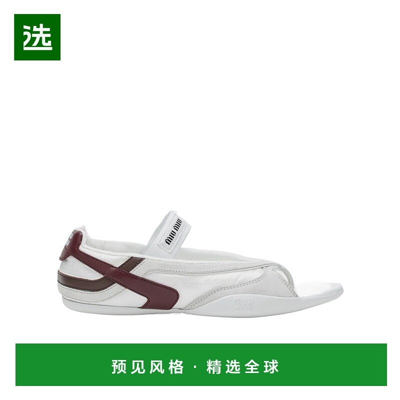 香港直邮Miu Miu Gymnasium芭蕾舞鞋 5Y426E71LFA005