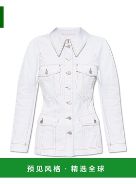 1h可退 香港直邮Givenchy 纪梵希 女士 白色 O Shaped Sleeves 牛