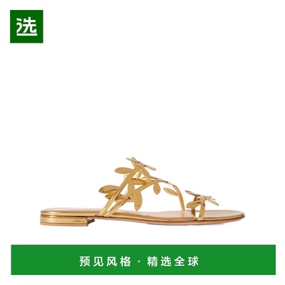 香港直邮Gianvito Rossi 圆头凉鞋 G1568005RICMETMEKO