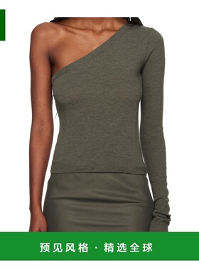 香港直邮RICK OWENS 女士针织衫 RP02E4261JR25 AW2025 军绿色