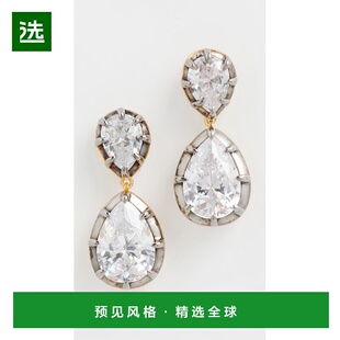 1h可退 香港直邮Shashi 女士 Georgian Cut 雪梨耳环 metal金属色