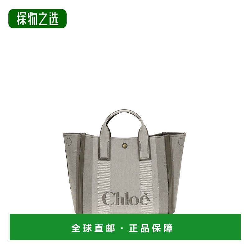 香港直邮Chloe 蔻依 女士 Carry Logo 細節大托特包 CHC25SS910O6