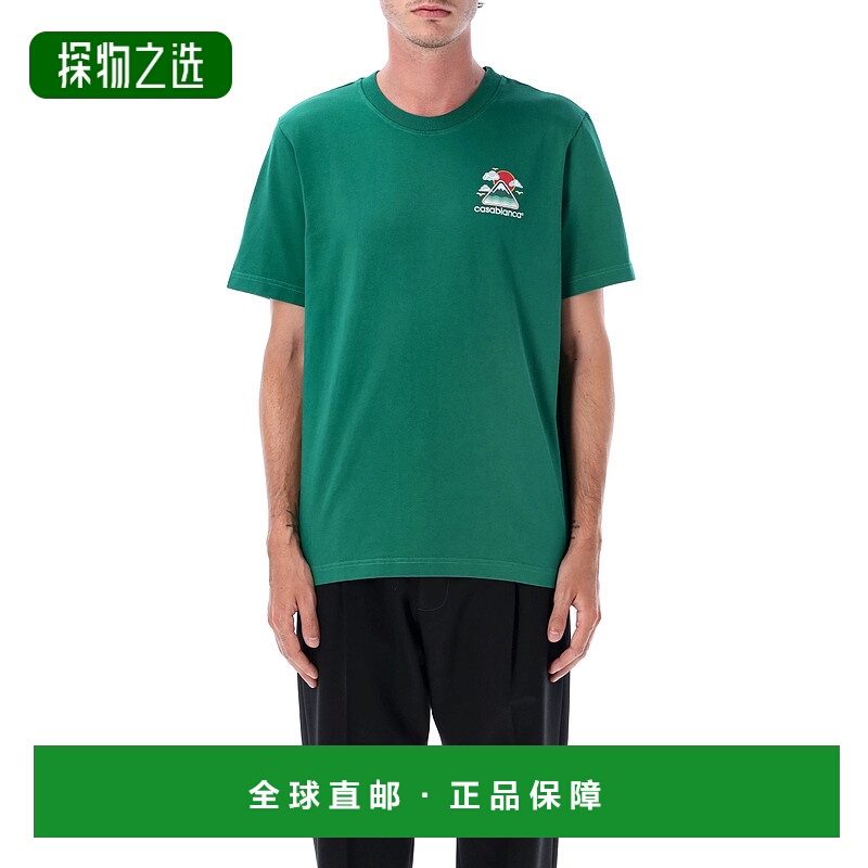 1h可退 香港直邮Casablanca 男士 Montagne Ondulee T恤 MPF25JTS