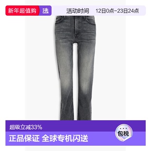 1h可退 香港直邮mother 女士 Skimp 骑士中腰直筒牛仔裤 10584115