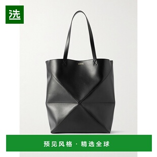 1h可退 香港直邮LOEWE 罗意威 男士 Puzzle 大号饰板皮革手提包 B