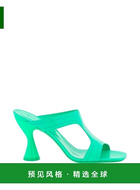 香港直邮BY FAR 女士凉鞋 22SSNADSPGGLSSPG SS2022 绿色 Nadia S
