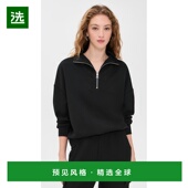 black黑色 1h可退 舒 Hawley 半拉链运动衫 香港直邮VARLEY 女士