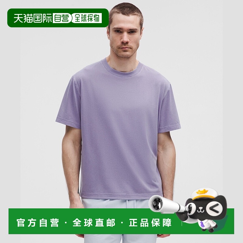 自营1h可退 欧洲直邮LULULEMON露露乐檬 EasySet训练T恤 洗涤说明