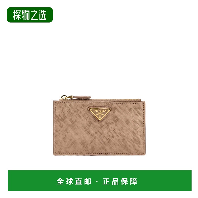 香港直邮Prada Saffiano徽标卡夹 1MC086QHH卡包