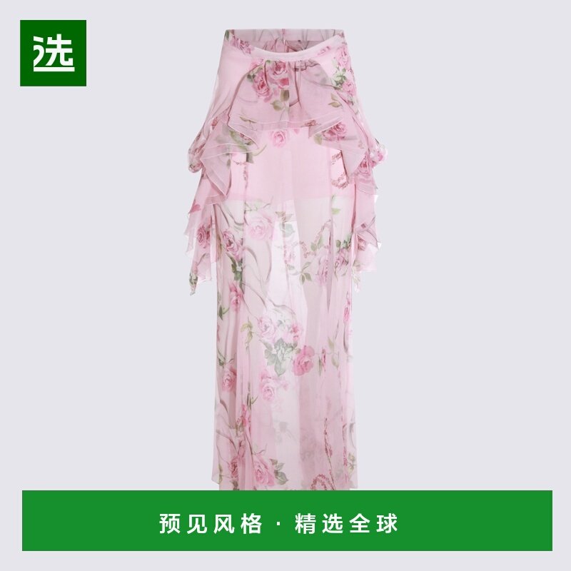 香港直邮BLUMARINE 女士半身裙 A522G266AF1247 AW2025 花色,女装/女士精品,半身裙,淘宝优惠券,粉丝福利购,淘宝优惠卷