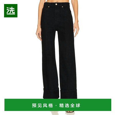 1h可退 【美国直邮】Ulla Johnson Genevieve 高腰牛仔休闲裤 女