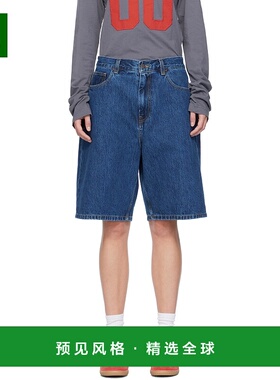 1h可退 香港直邮CARHARTT WIP 女士 蓝色 Brandon 牛仔短裤 I0319