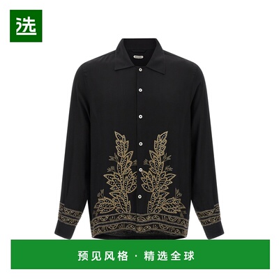 1h可退 香港直邮Bode 男士 'Beaded Epoque' 衬衫 MRF25SH024BLAC