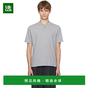 1h可退 香港直邮AURALEE 男士 灰色 Seamless Crew Neck T 恤 A00