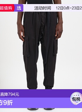 1h可退 香港直邮Thom Krom 男士 工装裤 MMP15BLACK black黑色 舒
