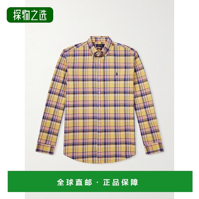 香港直邮Polo Ralph Lauren Polo 拉夫·劳伦 男士 格纹棉质衬衫