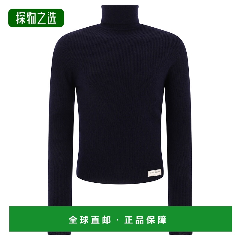 欧洲直邮BALMAIN 男士针织毛衣 DH1KH017KE936AE高领羊毛