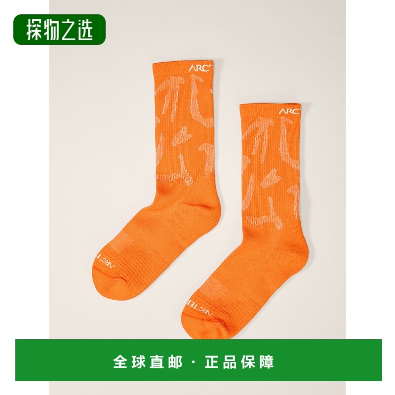 欧洲直邮始祖鸟Arc'teryx GROTTO合成面料中筒袜GROTTO synthetic