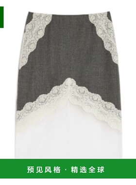 香港直邮Jil Sander 分层式半身裙 J03MA0257J41557a字裙