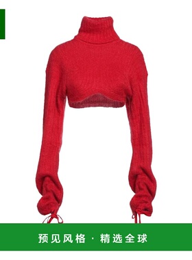 1h可退 香港直邮ANDREĀDAMO 女士 高领上衣 red红色 舒适时尚