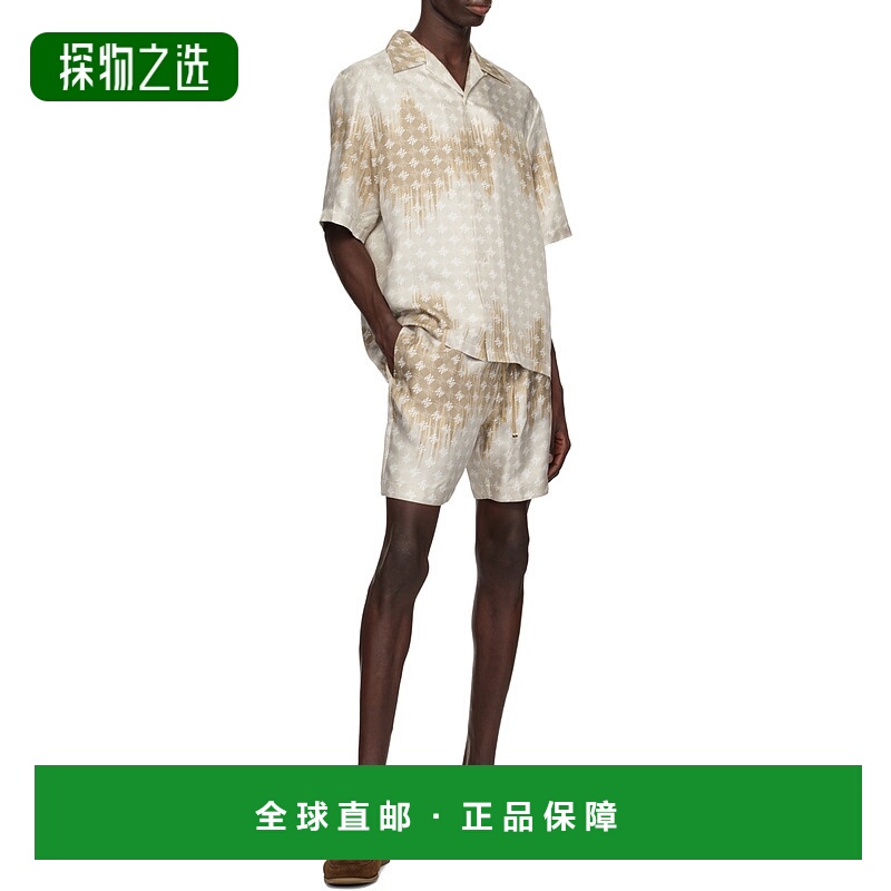 香港直邮Amiri 字母百慕大短裤 AMSHCA1074