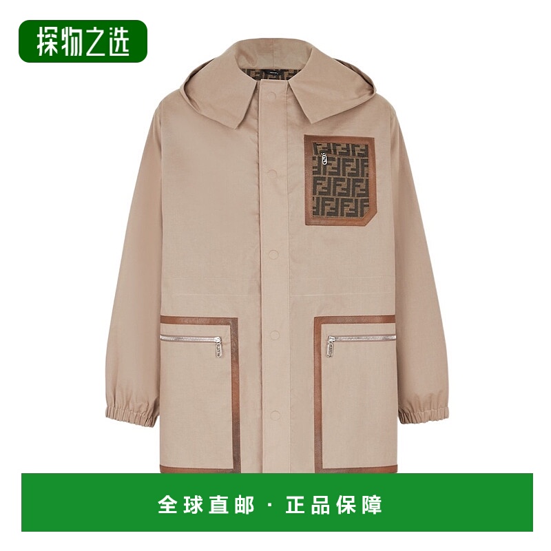 香港直邮Fendi 连帽大衣 FF0771APNG