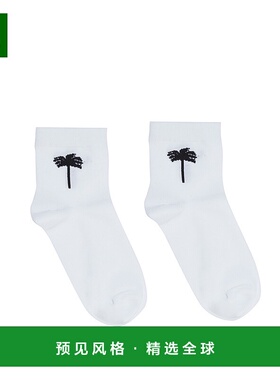 1h可退 香港直邮Palm Angels 棕榈天使 女士 EMBRODERED PALM 袜