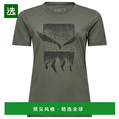 香港直邮SALEWA 女士户外T恤 9164541FADEDGREEN