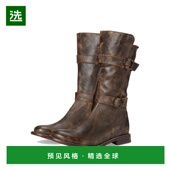 美国直邮 真皮中筒靴 Bed Turn 1h可退 时尚 Stu 女靴 进口舒适