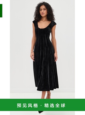 1h可退 香港直邮Danielle Guizio 女士 Leila 天鹅绒连衣裙