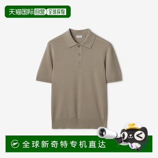 欧洲直邮Burberry 博柏利 2025新品 字母B徽章羊毛Polo衫