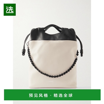 香港直邮LOEWE 罗意威 女士 Flamenco two-tone 皮革手提包 A411F