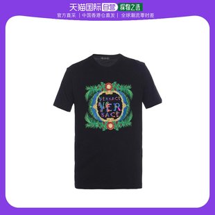 A79242A224620A008范思哲短袖 黑色Logo标志T恤 香港直邮Versace