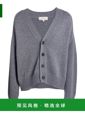 1h可退 香港直邮Studio Nicholson 男士 针织开衫 grey灰色 舒适