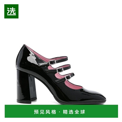 1h可退 香港直邮Carel 女士 巴黎鞋跟黑色高跟鞋 KEEL33176601
