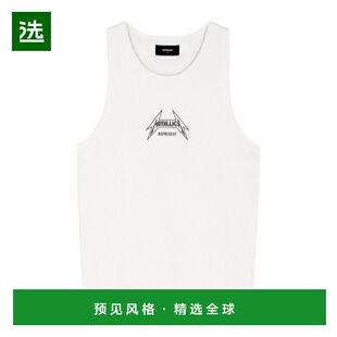 香港直邮Represent 男士T恤 MLM4380072 SS2025 白色 X Metallica