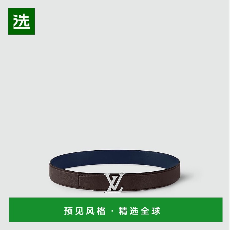 1h可退 欧洲直邮LV路易威登 男士棕色皮革腰带时尚小众高级感皮带