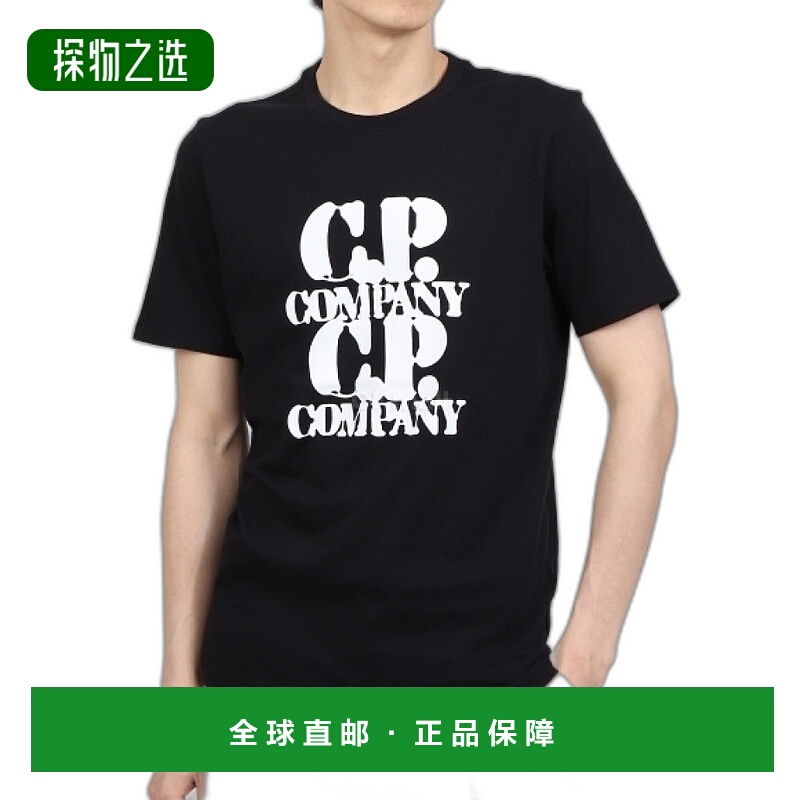 韩国直邮COMPANY  16CMTS137A 005100W 999 平纹针织图案短袖T恤