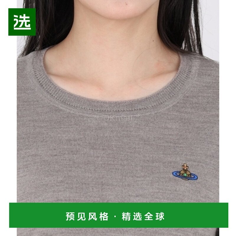 韩国直邮Vivienne Westwood 东亚系列 圆领针织跳线 1803002S Y00