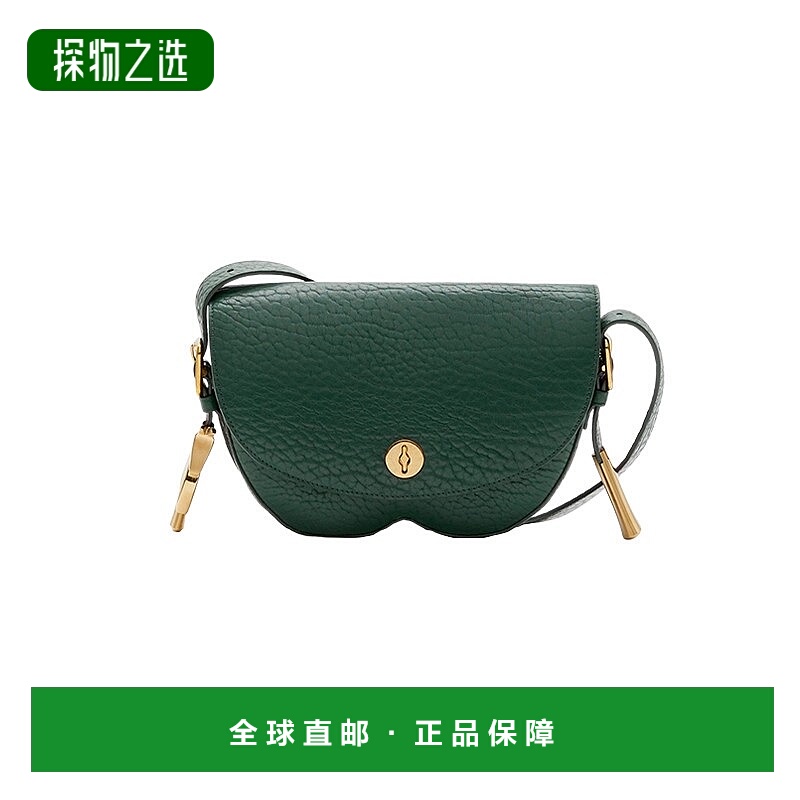 欧洲直邮Burberry/博柏利 23新款 Chess女士绿色小牛皮象棋斜